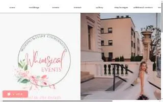 Whimsical Events of Shafter website