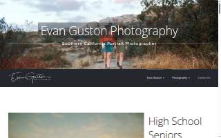 Evan Guston Photography website