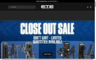 Extreme Training Equipment website