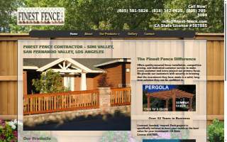 Finest Fence Inc website