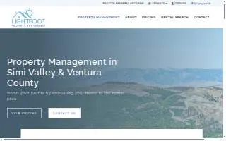 Lightfoot Property Management website