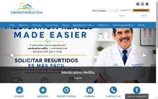 Soledad Medical Clinic website