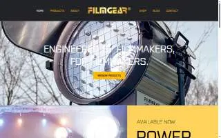 Film Gear USA Group website