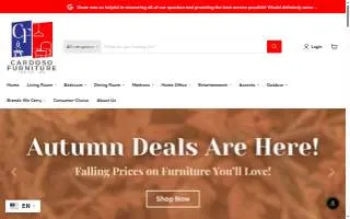 Cardoso Furniture website