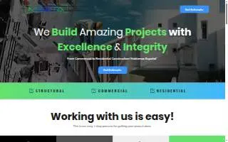 MIGSTA Construction Inc website