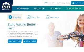 PIH Health Pediatric Care South Gate website