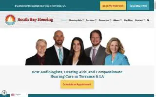 South Bay Hearing of South Gate website