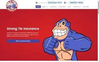 Strong Tie Insurance Services Inc. website