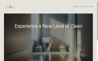 BK cleaning LLC website