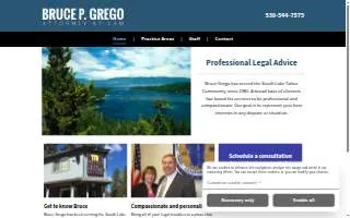 Bruce P. Grego Attorney at Law website