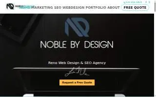 Noble By Design website