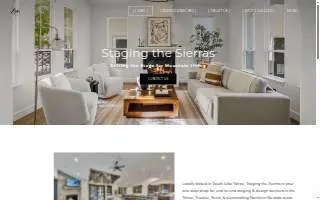 Staging The Sierras website