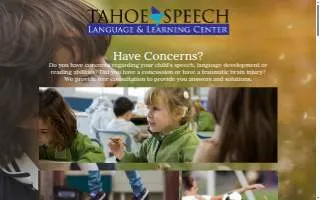 Tahoe Speech, Language & Learning Center website