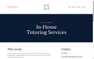 McGrail Tutoring website