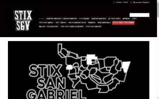 Stix SGV South Pasadena (Skateboard Shop) website