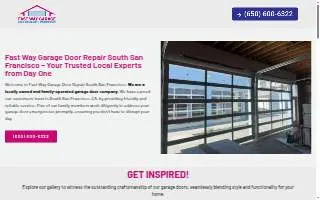 Fast Way Garage Door Repair South San Francisco website