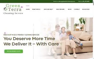 GreenTerra Cleaning Service of South San Francisco website