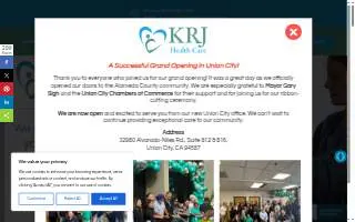 KRJ Health Care, LLC. of South San Francisco website