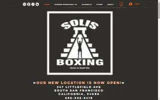 Solis Boxing website