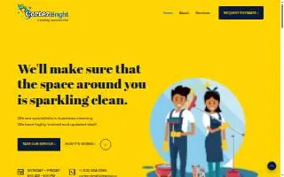 Cortez Bright Cleaning Services INC website