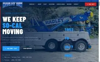 Hadley Tow Whittier of South Whittier website