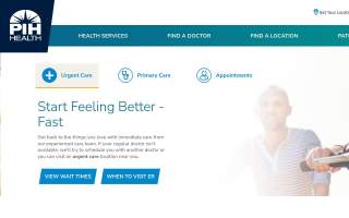 PIH Health Pediatric Care Whittier website