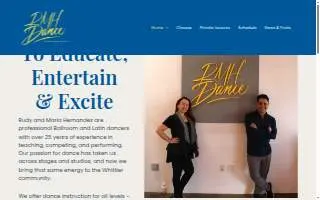 RMH Dance & Productions of South Whittier website