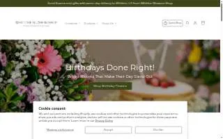 Whittier Blossom Shop of South Whittier website