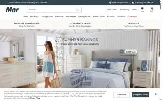 Mor Furniture for Less of Spring Valley website