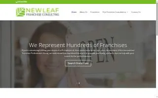 New Leaf Franchise Consulting website