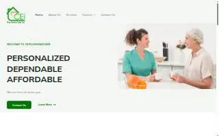CEi Plus Home Care, Inc. website