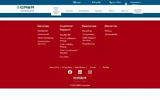 CR&R Environmental Services website