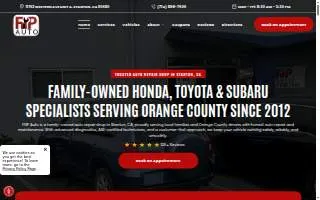 FNP Auto Service & Repair website