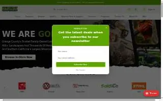Goldenwest Lawnmowers and Outdoor Power Equipment website