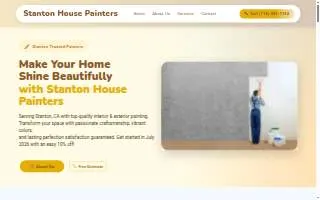 Stanton House Painters website