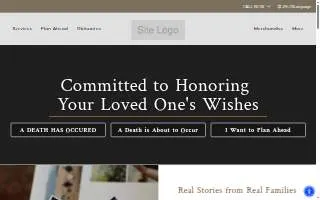 Sunnyside Cremation and Funeral of Stanton website