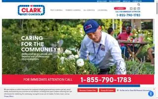 Clark Pest Control of Stockton website