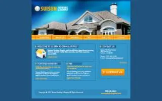 Suisun Roofing & Supply website