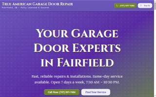 True American Garage Door Repair of Suisun City