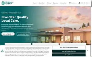 Sunnyvale Gardens Post Acute website