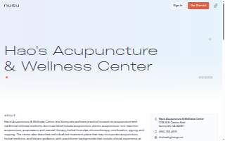Hao's Acupuncture & Wellness Center