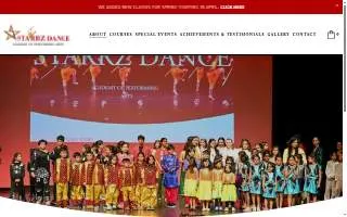 Starrz Dance website