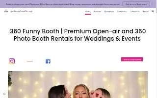360 Funny Booth website