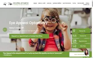 Eye Appeal Optometry website