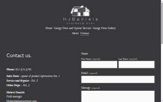 H J Daniels Overhead Door