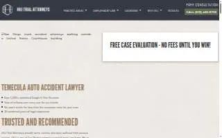 HHJ Trial Attorneys: Car Accident & Injury Lawyers website