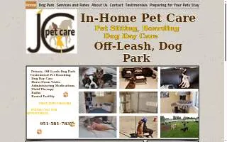 JC Pet Care website