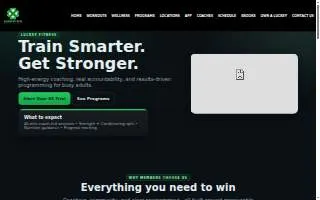 Luckey Fitness - Temecula website