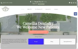 Camellia Dentistry website