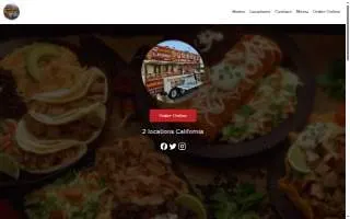 El Pastorcito tacos website